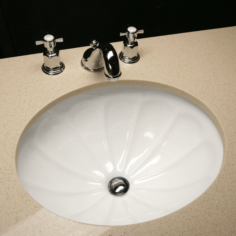 St Thomas Creations by Icera Avion Vitreous China Oval Undermount